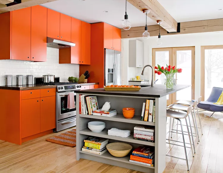Los 24 mejores colores para una cocina: obtenga gabinetes y paredes modernas