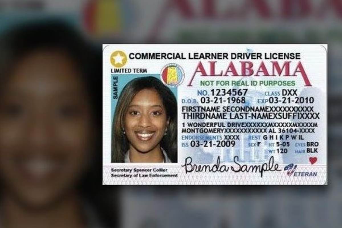 Cómo obtener REAL ID de Alabama 